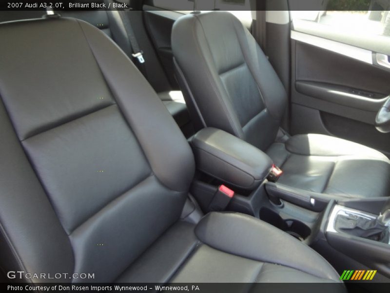 Brilliant Black / Black 2007 Audi A3 2.0T