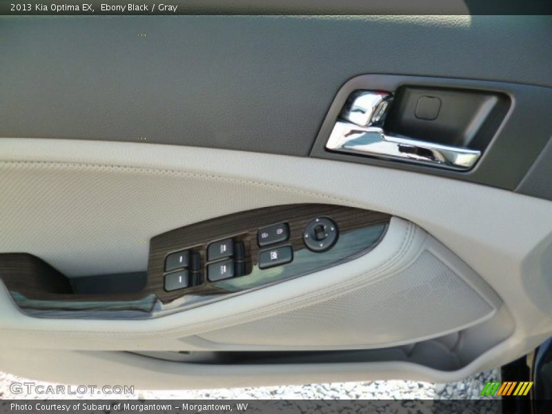Ebony Black / Gray 2013 Kia Optima EX