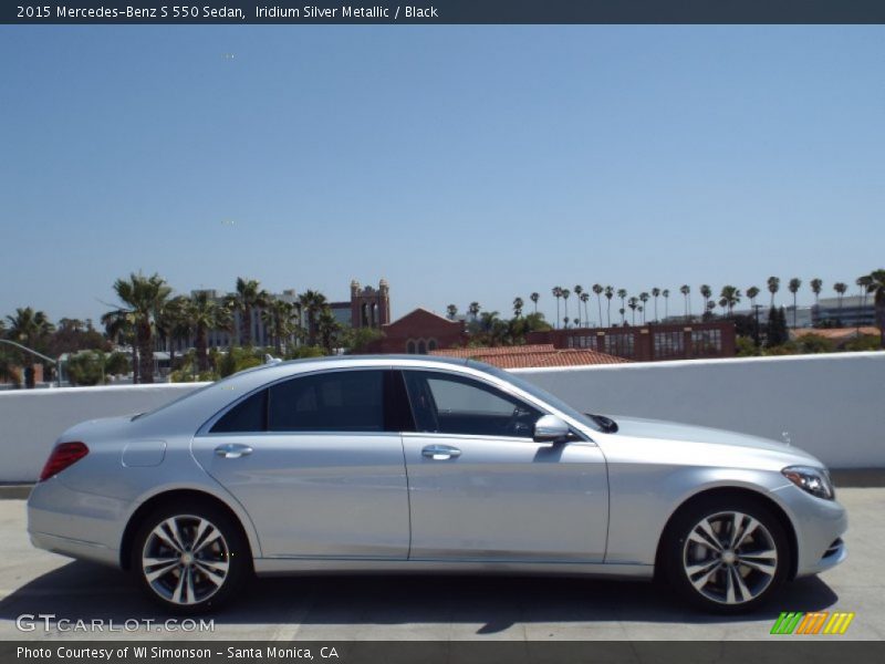 Iridium Silver Metallic / Black 2015 Mercedes-Benz S 550 Sedan