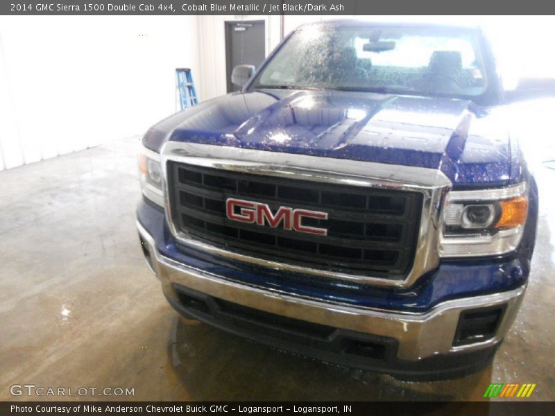 Cobalt Blue Metallic / Jet Black/Dark Ash 2014 GMC Sierra 1500 Double Cab 4x4