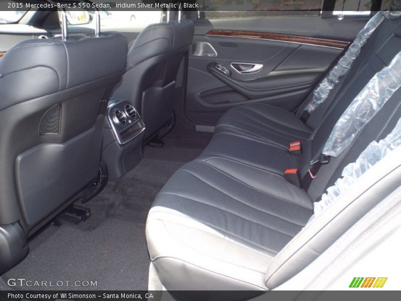 Iridium Silver Metallic / Black 2015 Mercedes-Benz S 550 Sedan
