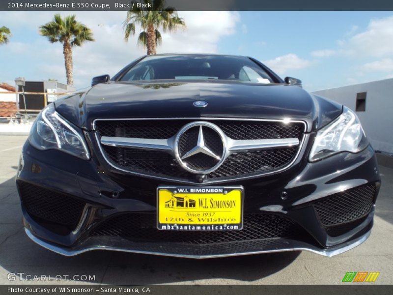 Black / Black 2014 Mercedes-Benz E 550 Coupe