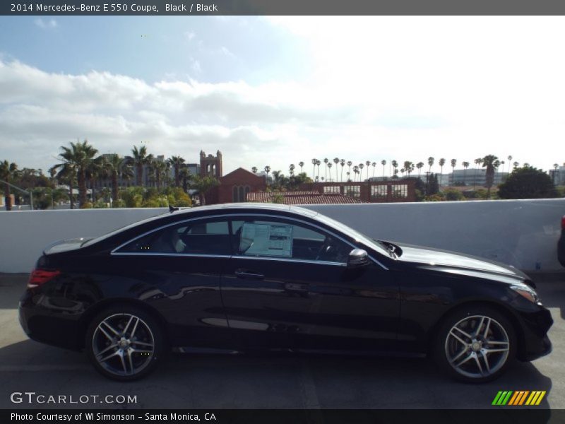 Black / Black 2014 Mercedes-Benz E 550 Coupe