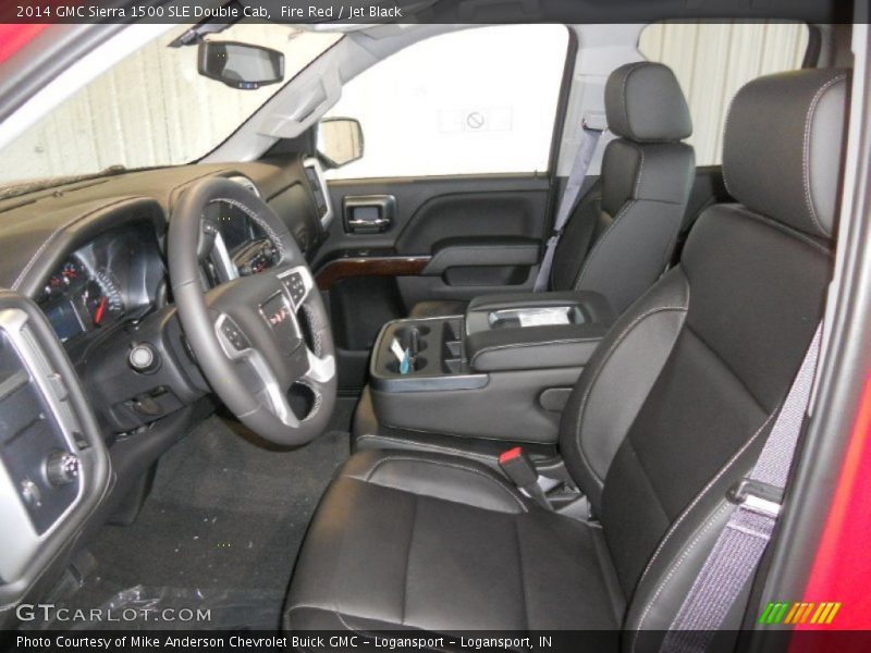 Fire Red / Jet Black 2014 GMC Sierra 1500 SLE Double Cab