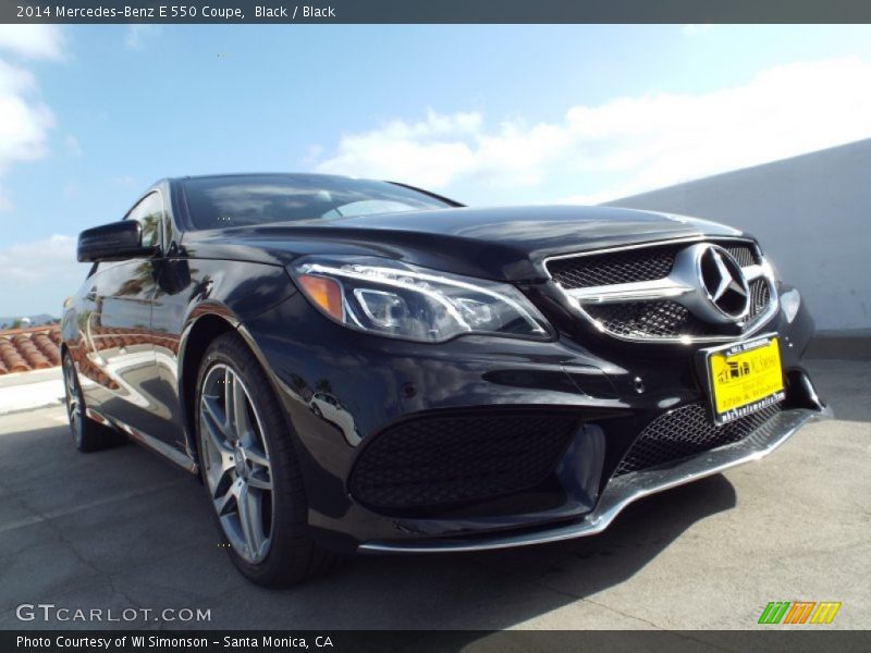 Black / Black 2014 Mercedes-Benz E 550 Coupe