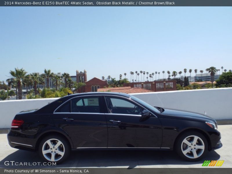 Obsidian Black Metallic / Chestnut Brown/Black 2014 Mercedes-Benz E E250 BlueTEC 4Matic Sedan