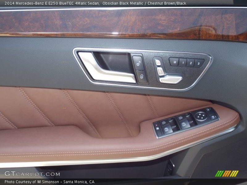 Obsidian Black Metallic / Chestnut Brown/Black 2014 Mercedes-Benz E E250 BlueTEC 4Matic Sedan