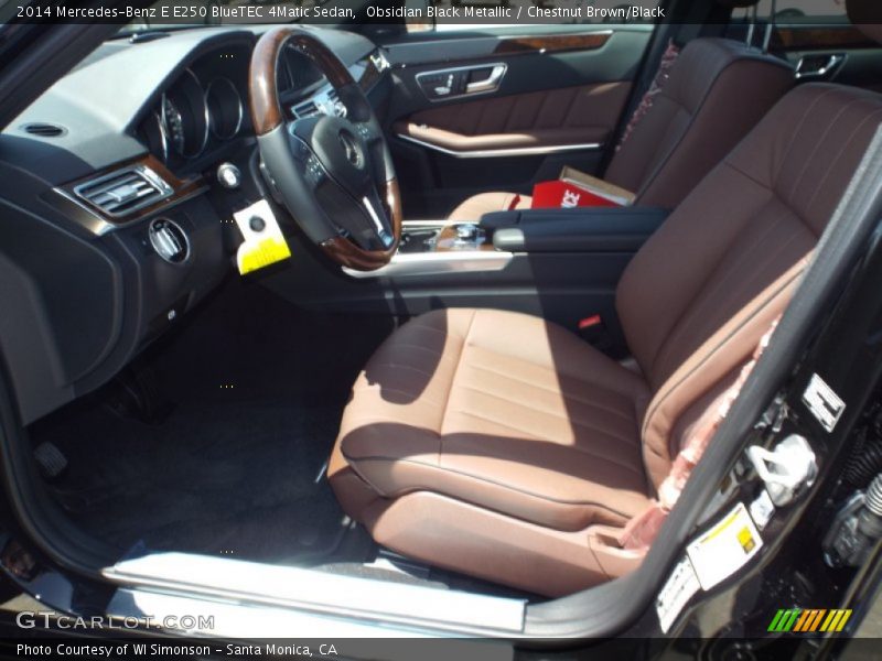 Front Seat of 2014 E E250 BlueTEC 4Matic Sedan