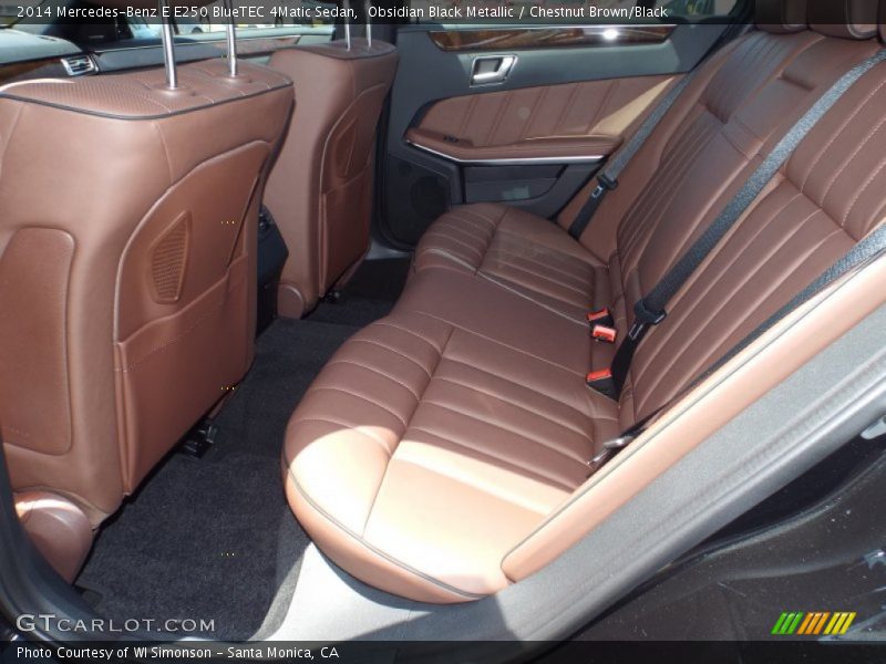 Rear Seat of 2014 E E250 BlueTEC 4Matic Sedan