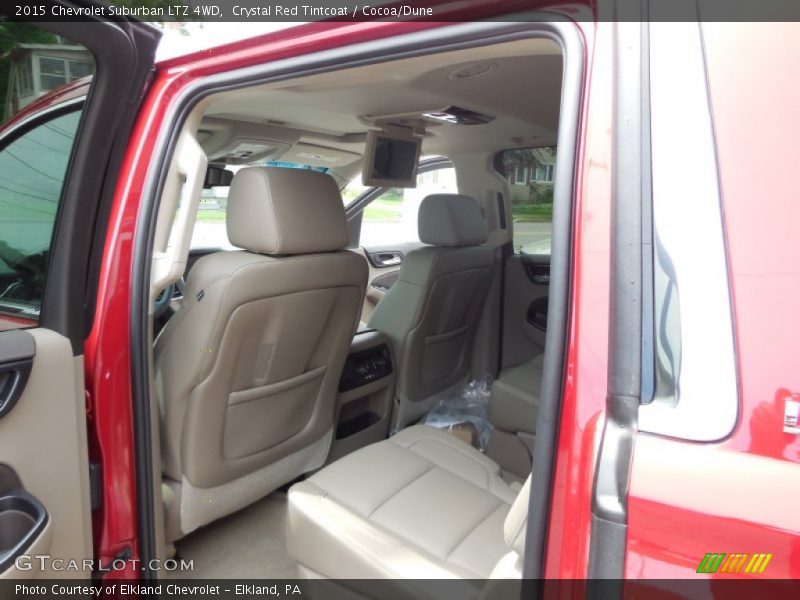 Crystal Red Tintcoat / Cocoa/Dune 2015 Chevrolet Suburban LTZ 4WD