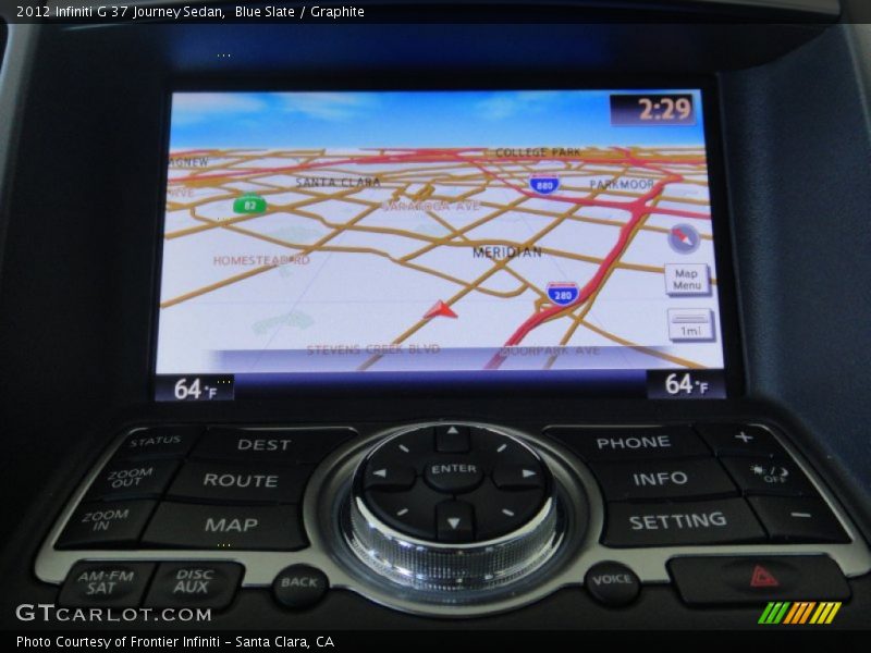 Blue Slate / Graphite 2012 Infiniti G 37 Journey Sedan