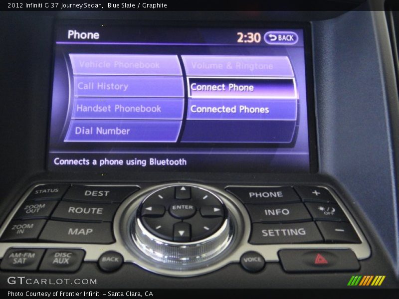 Blue Slate / Graphite 2012 Infiniti G 37 Journey Sedan
