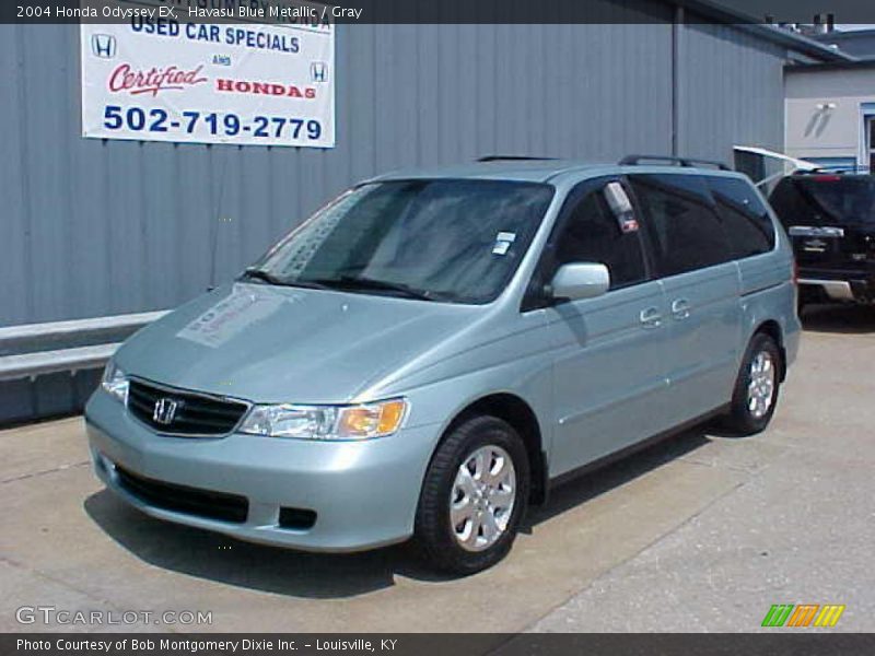 Havasu Blue Metallic / Gray 2004 Honda Odyssey EX