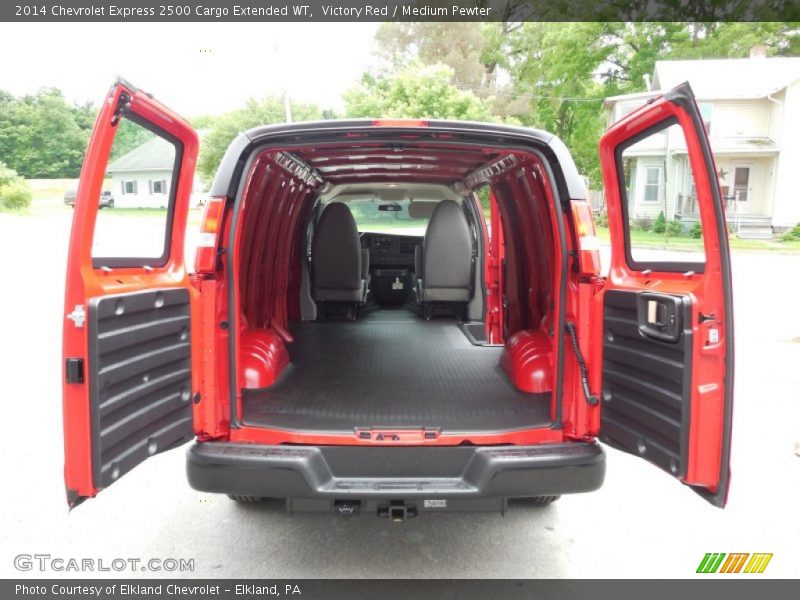 Victory Red / Medium Pewter 2014 Chevrolet Express 2500 Cargo Extended WT