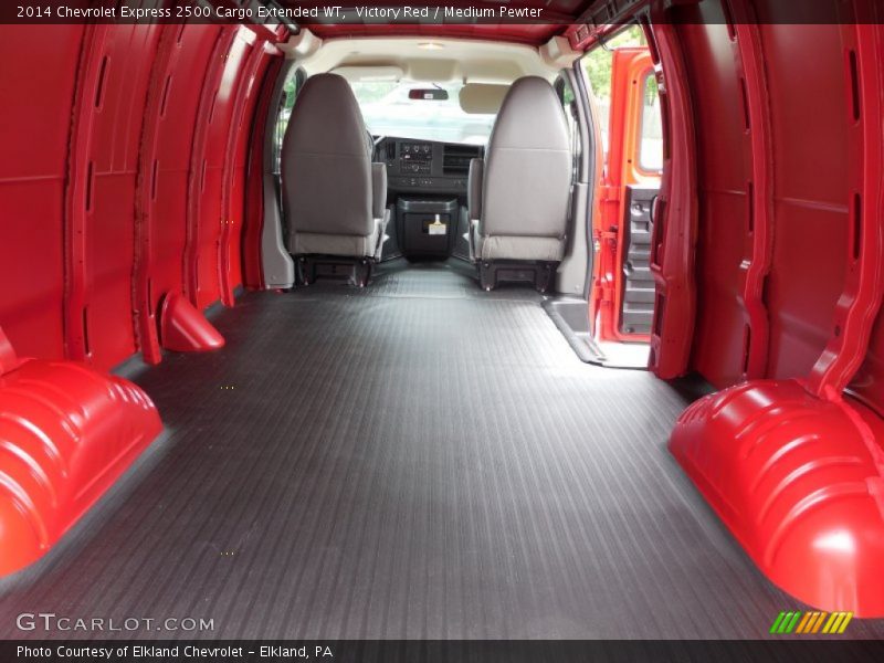 Victory Red / Medium Pewter 2014 Chevrolet Express 2500 Cargo Extended WT