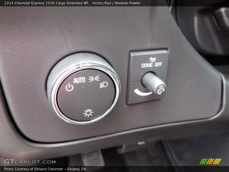 Victory Red / Medium Pewter 2014 Chevrolet Express 2500 Cargo Extended WT