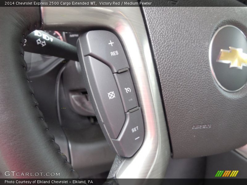 Victory Red / Medium Pewter 2014 Chevrolet Express 2500 Cargo Extended WT