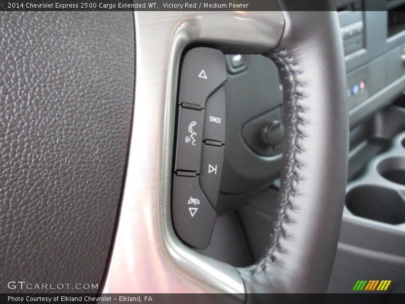 Victory Red / Medium Pewter 2014 Chevrolet Express 2500 Cargo Extended WT