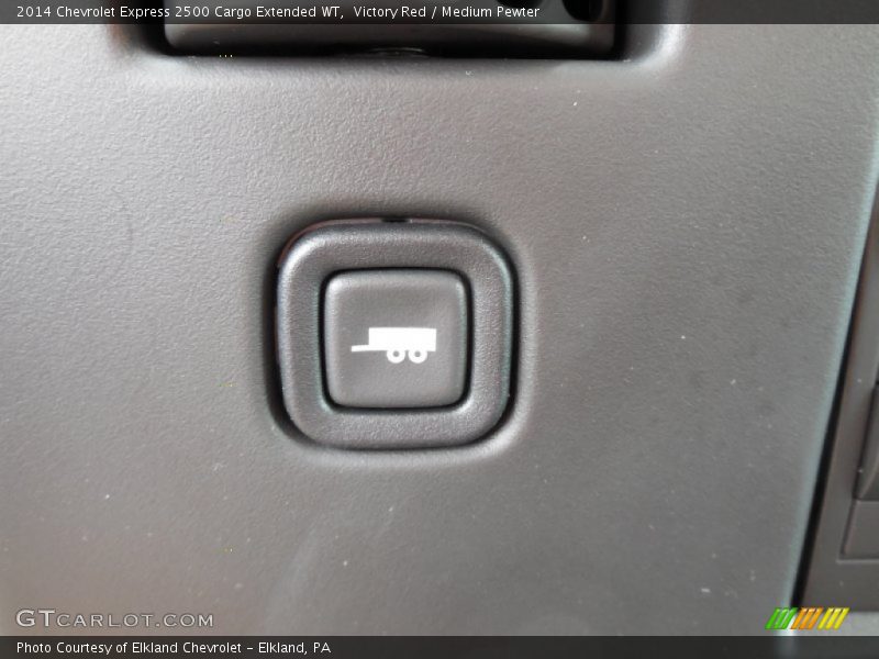 Victory Red / Medium Pewter 2014 Chevrolet Express 2500 Cargo Extended WT