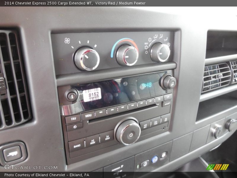 Victory Red / Medium Pewter 2014 Chevrolet Express 2500 Cargo Extended WT