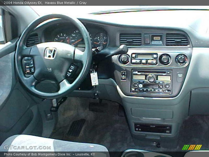 Havasu Blue Metallic / Gray 2004 Honda Odyssey EX