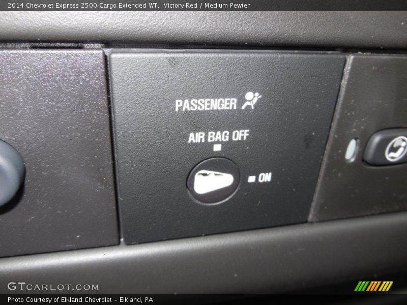Victory Red / Medium Pewter 2014 Chevrolet Express 2500 Cargo Extended WT