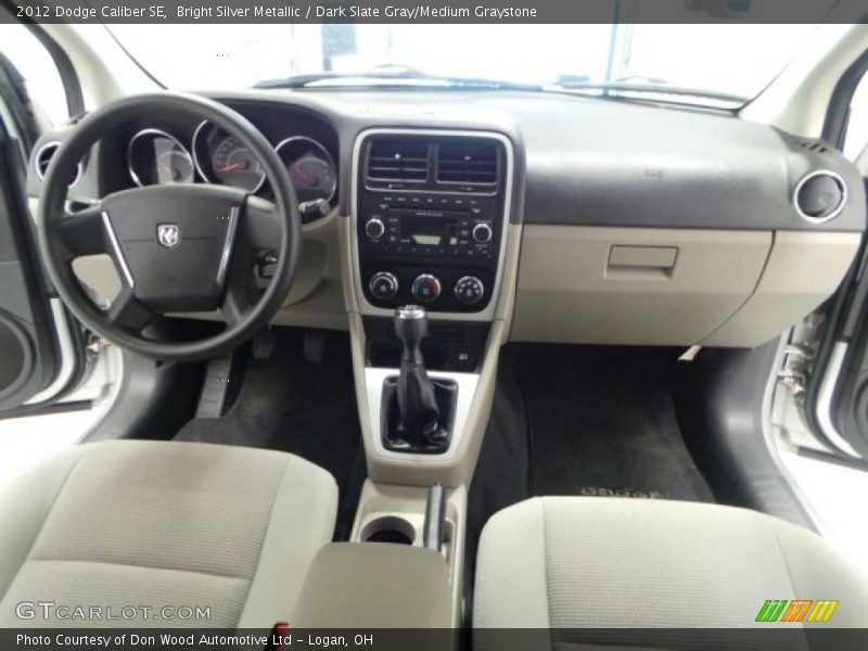 Bright Silver Metallic / Dark Slate Gray/Medium Graystone 2012 Dodge Caliber SE