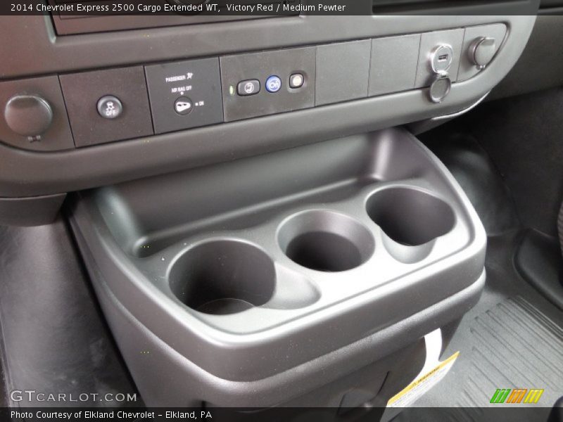 Victory Red / Medium Pewter 2014 Chevrolet Express 2500 Cargo Extended WT