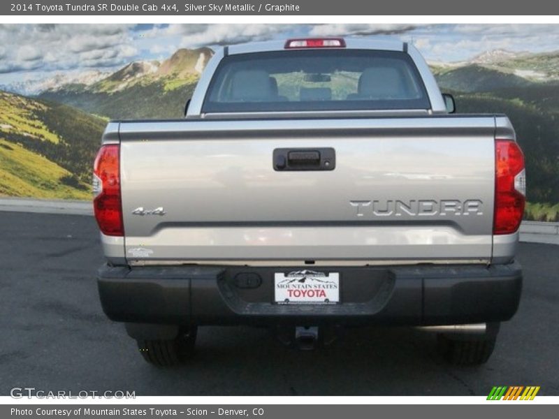 Silver Sky Metallic / Graphite 2014 Toyota Tundra SR Double Cab 4x4