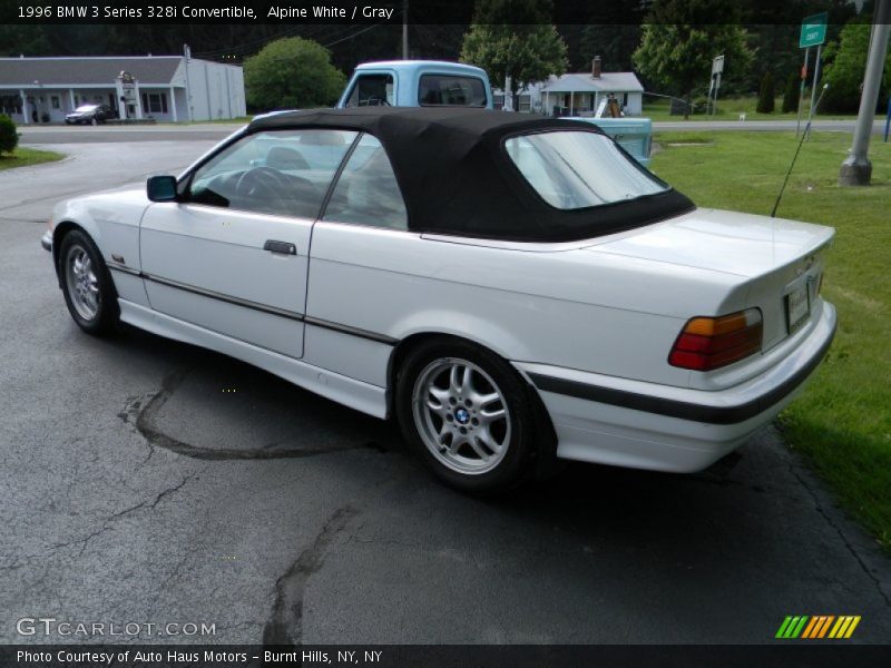 Alpine White / Gray 1996 BMW 3 Series 328i Convertible