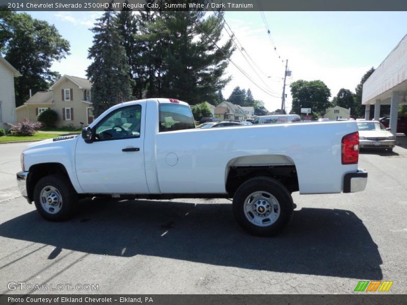 Summit White / Dark Titanium 2014 Chevrolet Silverado 2500HD WT Regular Cab