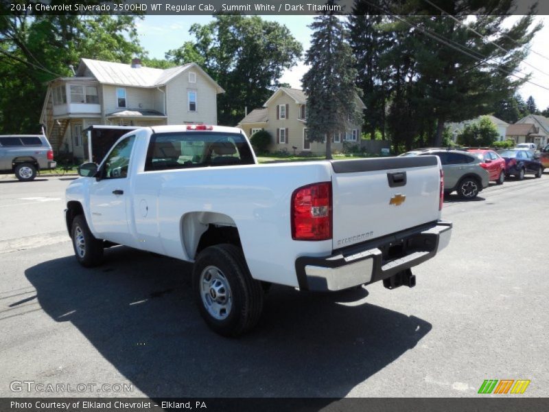 Summit White / Dark Titanium 2014 Chevrolet Silverado 2500HD WT Regular Cab