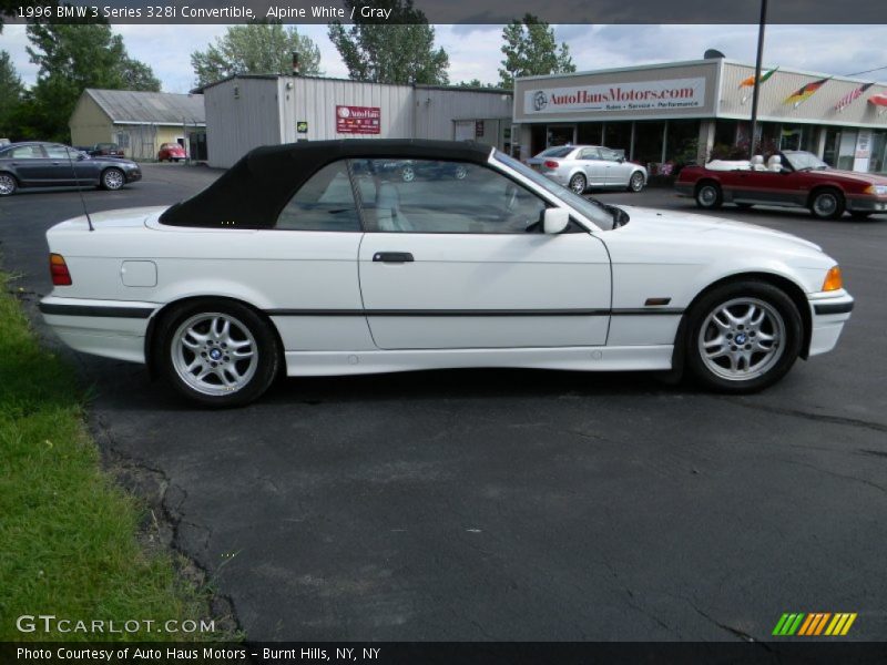 Alpine White / Gray 1996 BMW 3 Series 328i Convertible