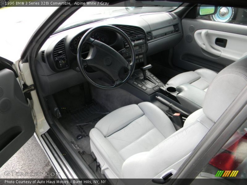 Gray Interior - 1996 3 Series 328i Convertible 