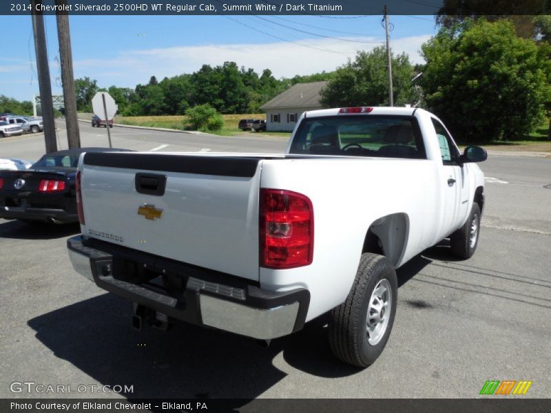 Summit White / Dark Titanium 2014 Chevrolet Silverado 2500HD WT Regular Cab