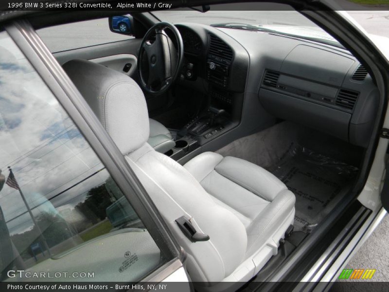 Alpine White / Gray 1996 BMW 3 Series 328i Convertible