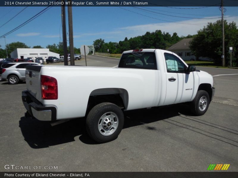 Summit White / Dark Titanium 2014 Chevrolet Silverado 2500HD WT Regular Cab