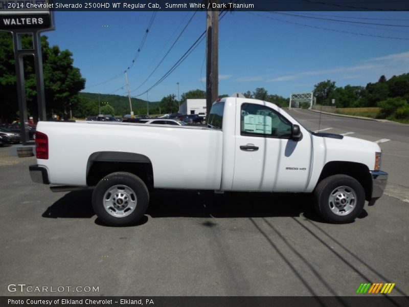 Summit White / Dark Titanium 2014 Chevrolet Silverado 2500HD WT Regular Cab