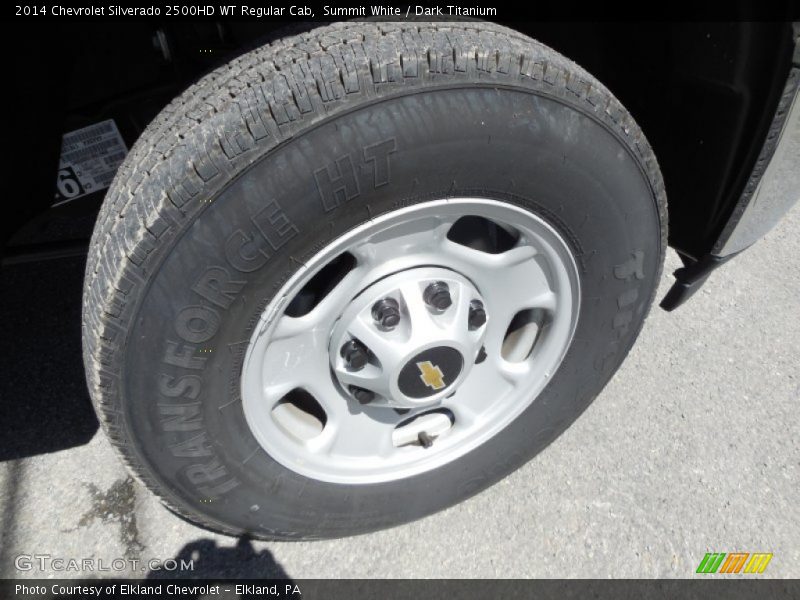 Summit White / Dark Titanium 2014 Chevrolet Silverado 2500HD WT Regular Cab