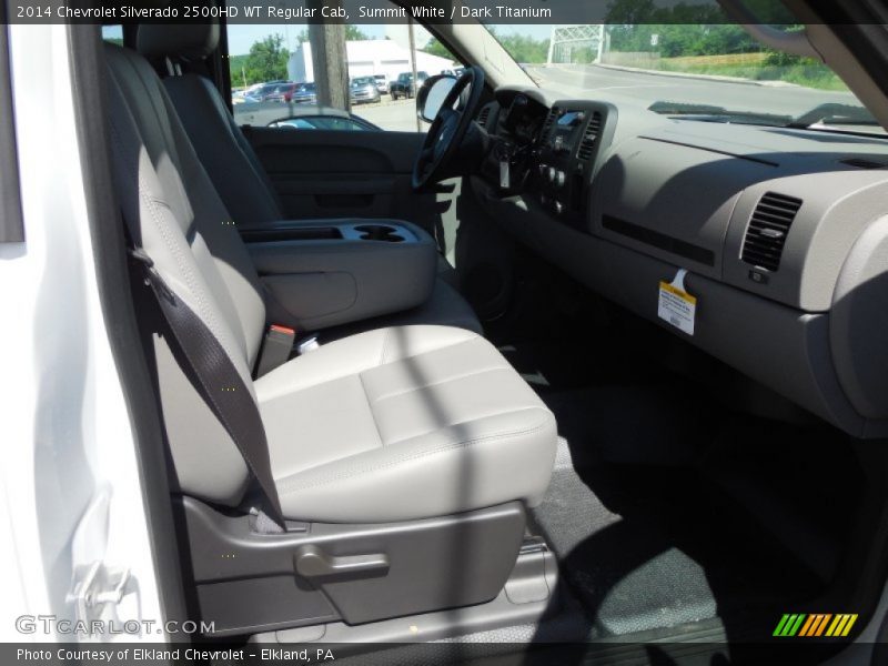 Summit White / Dark Titanium 2014 Chevrolet Silverado 2500HD WT Regular Cab