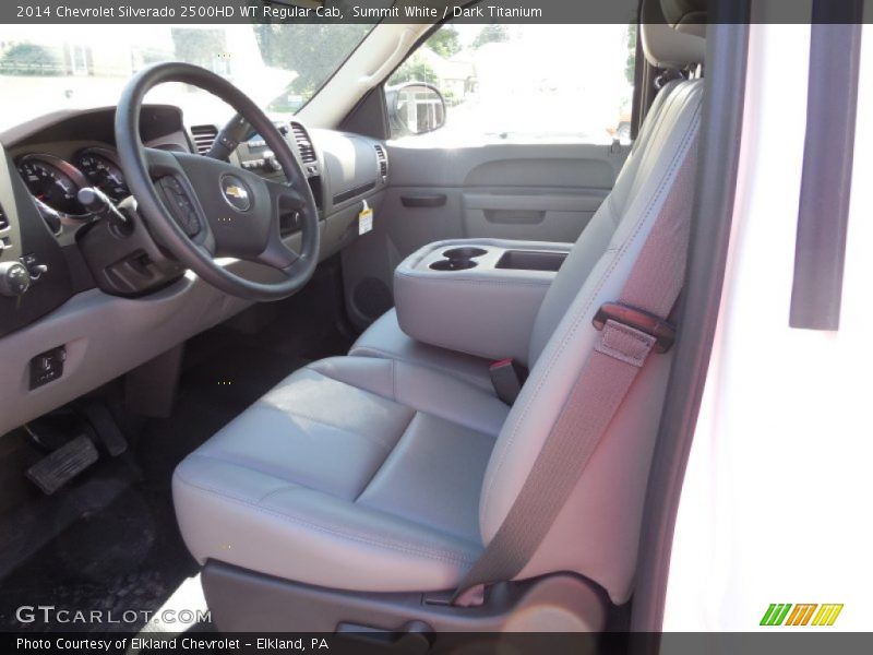 Summit White / Dark Titanium 2014 Chevrolet Silverado 2500HD WT Regular Cab