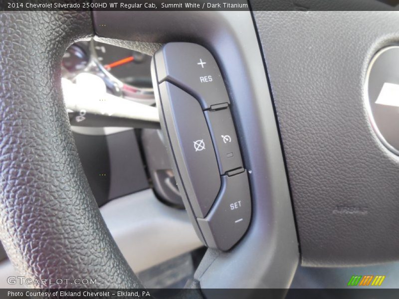 Summit White / Dark Titanium 2014 Chevrolet Silverado 2500HD WT Regular Cab