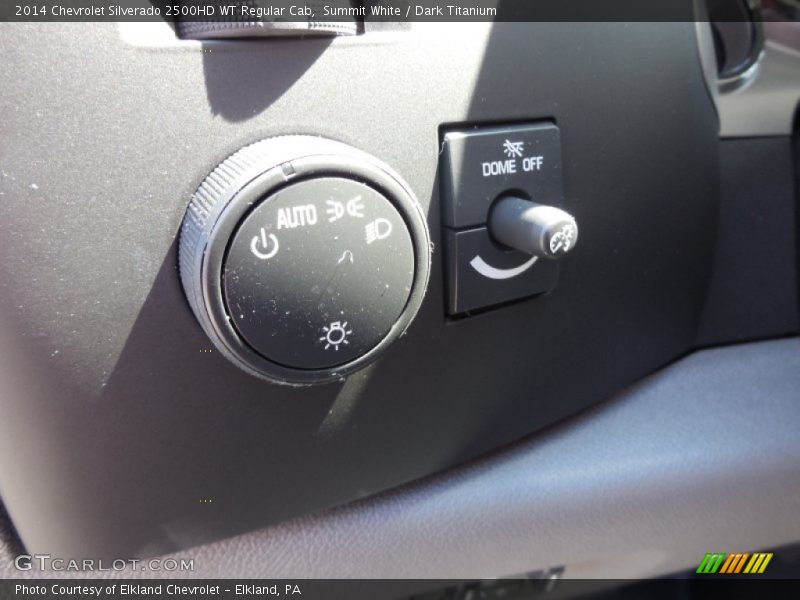 Summit White / Dark Titanium 2014 Chevrolet Silverado 2500HD WT Regular Cab