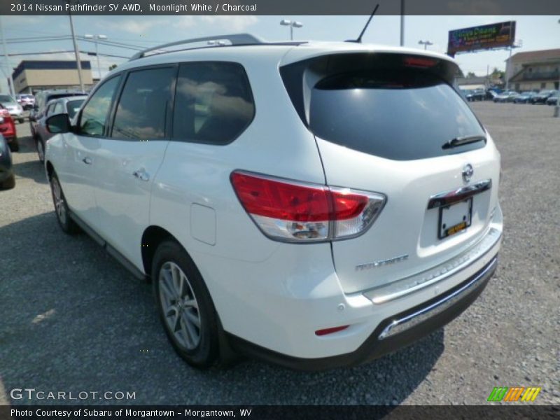 Moonlight White / Charcoal 2014 Nissan Pathfinder SV AWD