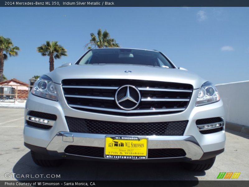Iridium Silver Metallic / Black 2014 Mercedes-Benz ML 350