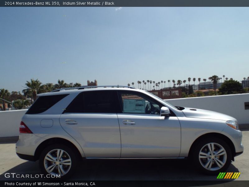 Iridium Silver Metallic / Black 2014 Mercedes-Benz ML 350