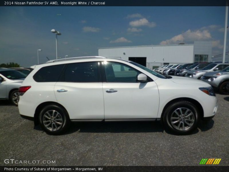 Moonlight White / Charcoal 2014 Nissan Pathfinder SV AWD