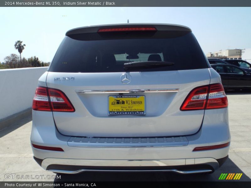 Iridium Silver Metallic / Black 2014 Mercedes-Benz ML 350