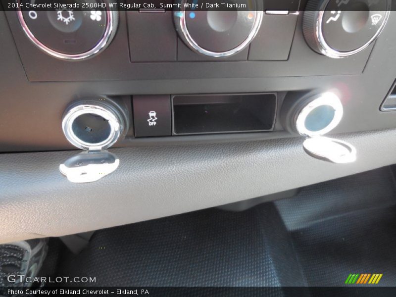 Summit White / Dark Titanium 2014 Chevrolet Silverado 2500HD WT Regular Cab