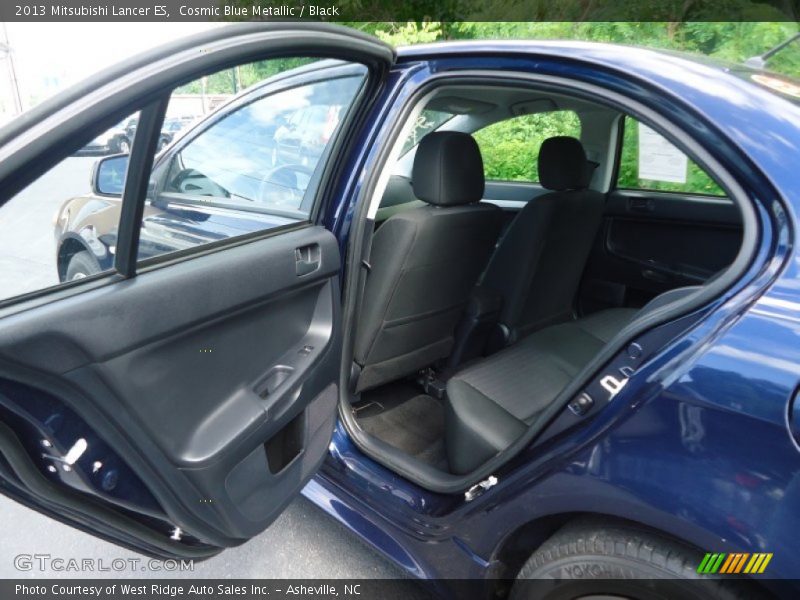 Cosmic Blue Metallic / Black 2013 Mitsubishi Lancer ES